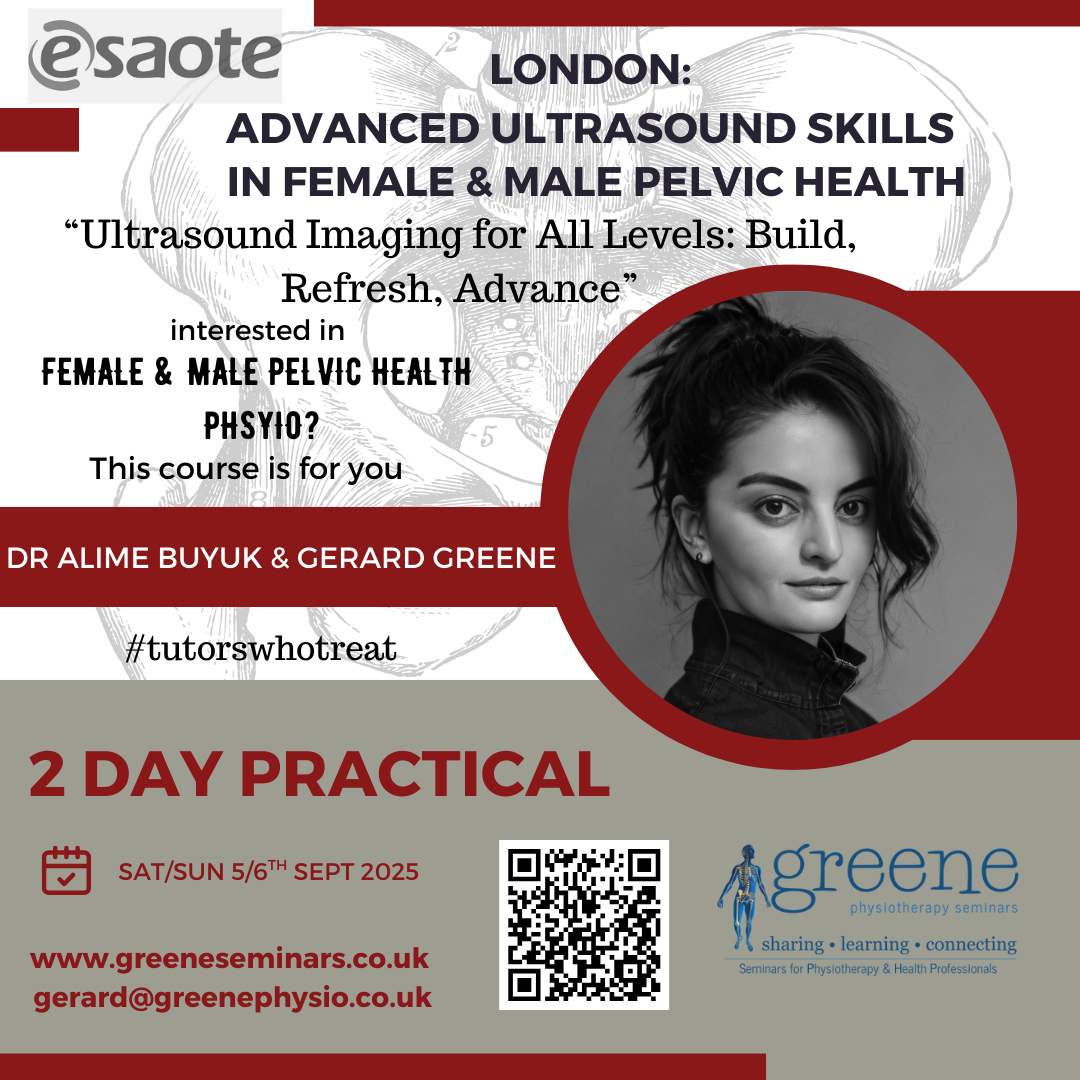 Alime is coming to the UK to teach a Practical course on ultrasound imaging!