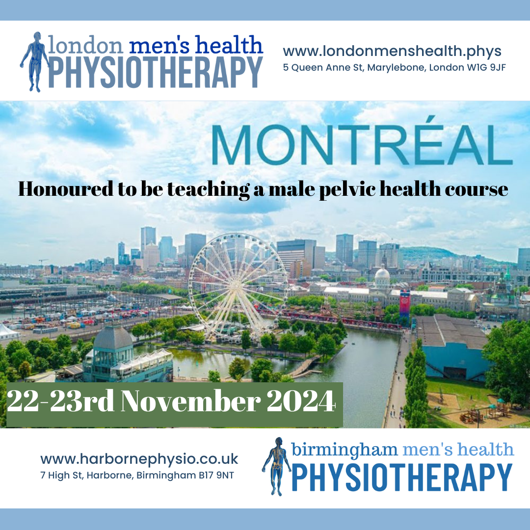 Montreal Male Pelvic Health Course 